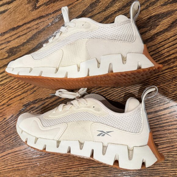 Reebok Zig Dynamica Sneakers - White - Size 7.5 - Picture 6 of 6